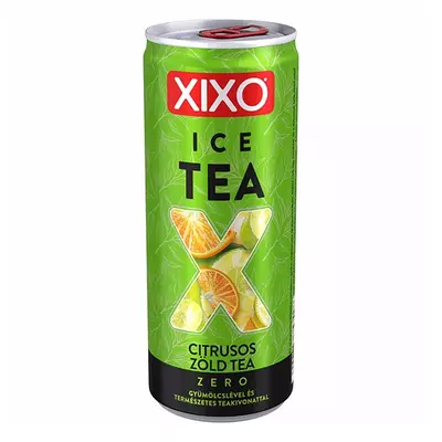 Üdítőital szénsavmentes XIXO Zöld tea Citrom Zero 0,25L
