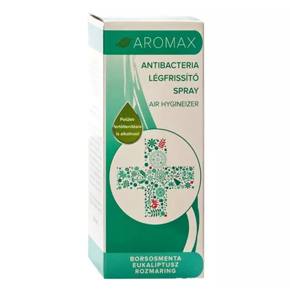 Légfrissítő spray AROMAX Antibacteria Borsmenta-Eukaliptusz-Rozmaring 20ml