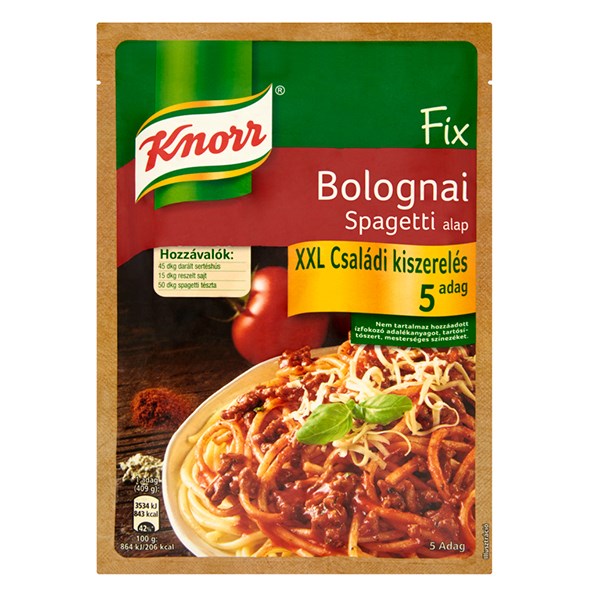 Ételalap KNORR Fix Bolognai spagetti XXL 89g