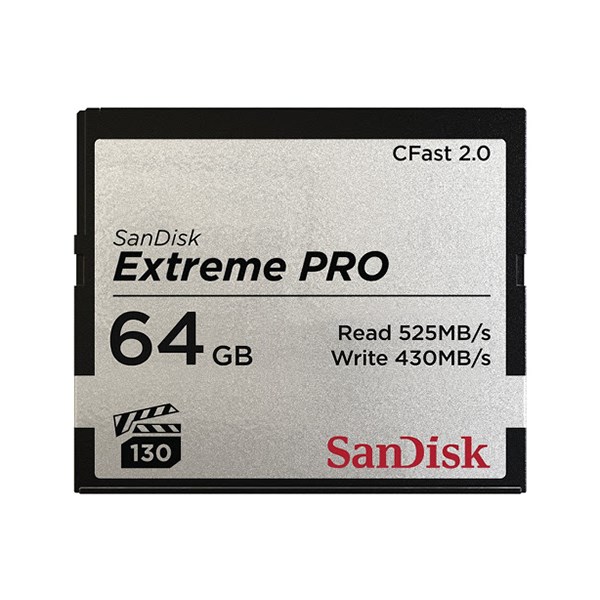 Memóriakártya SANDISK Extreme Pro CFast 2.0 64 GB