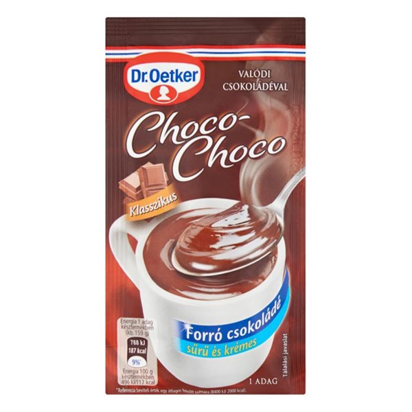 Forrócsokoládé instant DR OETKER Choco-Choco klasszikus 34g