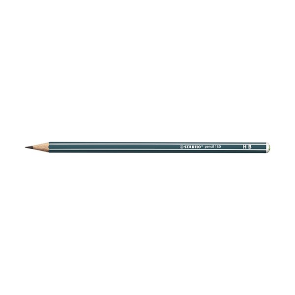 Grafitceruza STABILO Pencil 160 HB hatszögletű olajzöld