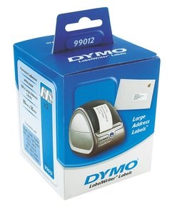Etikett DYMO Label Writer 36x89 mm 520 db/tekercs fehér