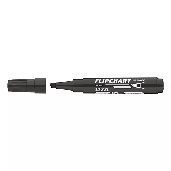 Flipchart marker ICO Artip 12 XXL vágott fekete 1-4mm