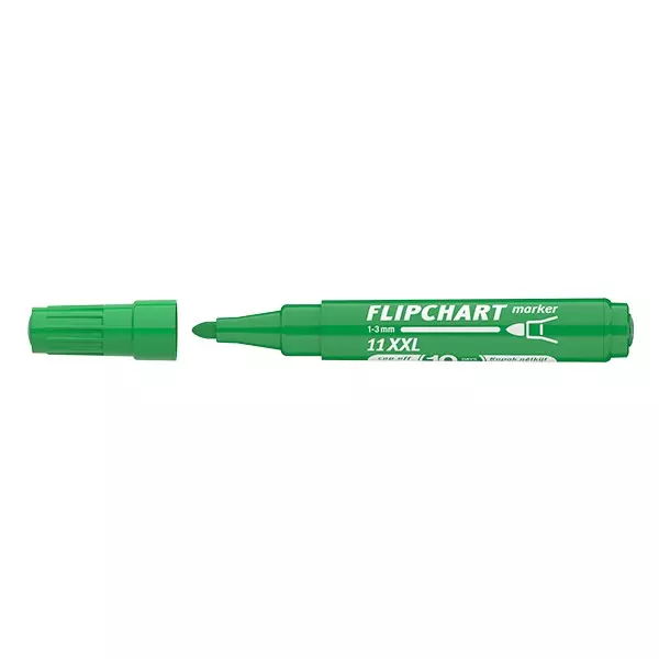 Flipchart marker ICO Artip 11 XXL kerek zöld 1-3mm