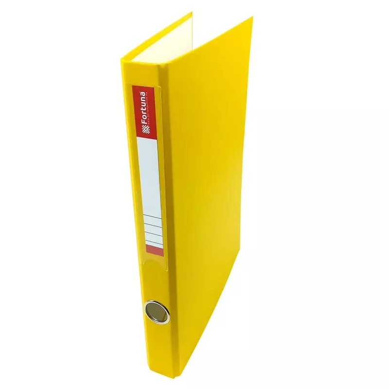 Gyűrűskönyv FORTUNA A/4 35mm 4 gyűrű sárga