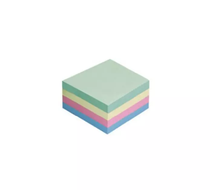 Öntapadós jegyzet GLOBAL Notes Cube 3820-98 75x75mm pasztell 400 lap