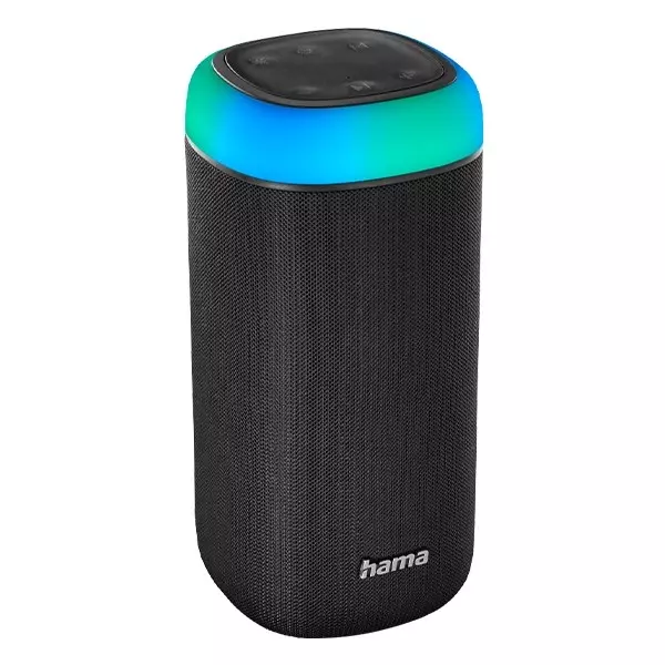 Hangszóró HAMA Shine 2.0 Bluetooth 30W RGB LED fekete