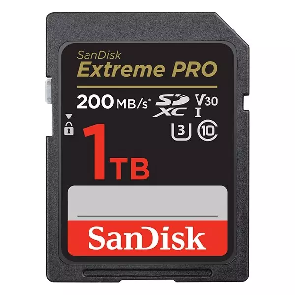 Memóriakártya SANDISK SDXC Extreme PRO U3 V30 1 TB
