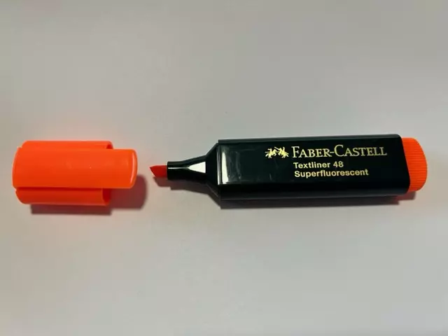 Szövegkiemelő FABER-CASTELL  Superfluorescent Textliner 48 narancs