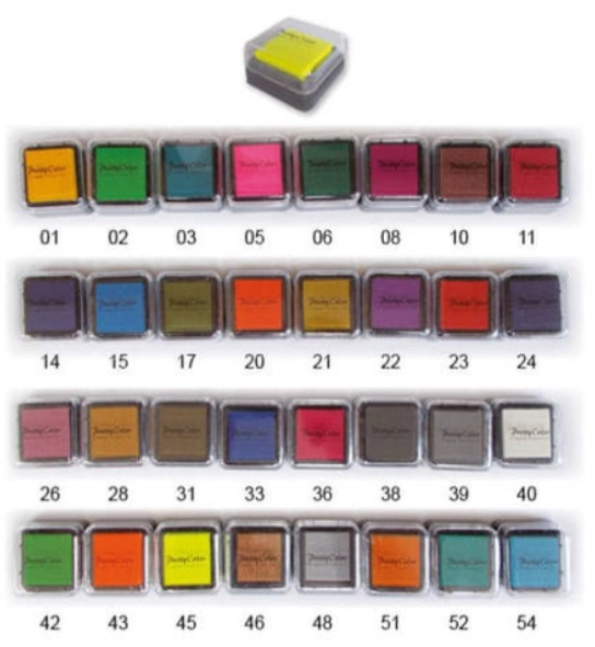 Tintapárna / bélyegzőpárna 33x33x20 mm 1 szín, színkód 