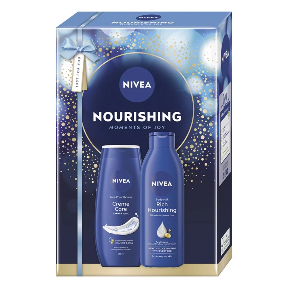 Ajándékcsomag NIVEA Moments of joy nourishing