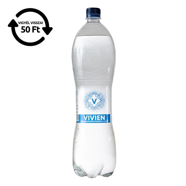 Ásványvíz szénsavas VIVIEN 1,5L DRS
