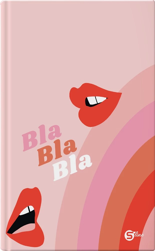 Beírókönyv vonalas STREET A/4 96 lapos S-Line keményfedelű vegyes mintákkal