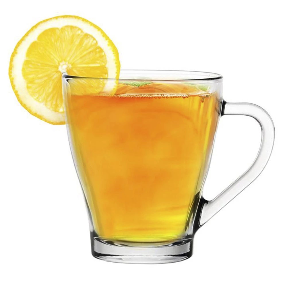 Bögre készlet TEATIME üveg 250 ml 6 darabos