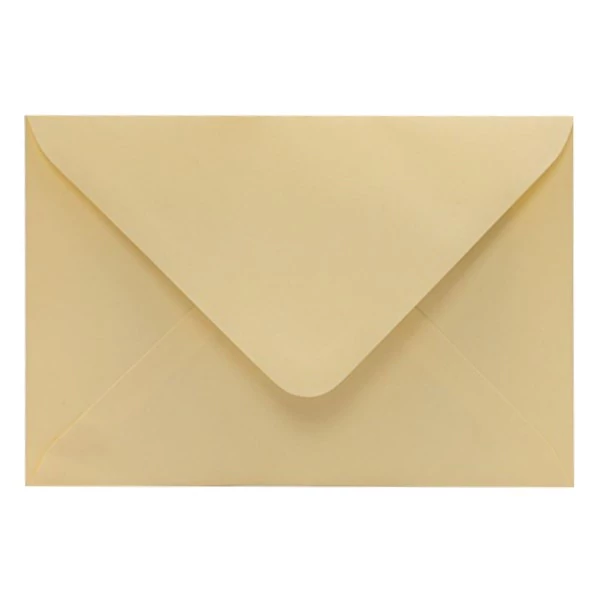 Boríték színes KASKAD LC/6 enyvezett 114x162mm 54 chamois 50 darabos