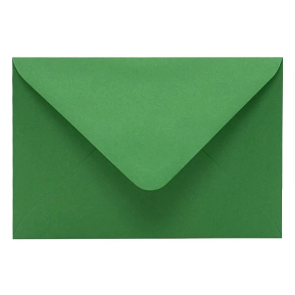 Boríték színes KASKAD LC/6 enyvezett 114x162mm 68 smaragd zöld 50 darabos