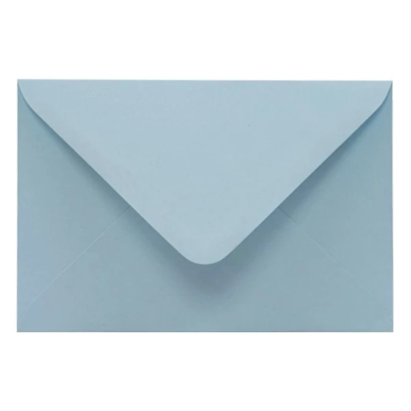 Boríték színes KASKAD LC/6 enyvezett 114x162mm 72 azúr kék 50 darabos