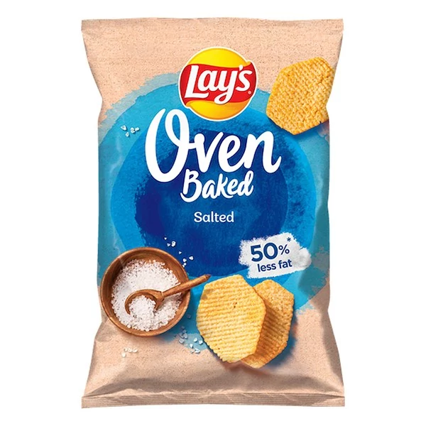 Burgonyachips LAY`S Oven Baked sós 55g