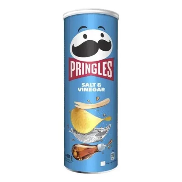 Burgonyachips PRINGLES Salt & Vinegar 165g