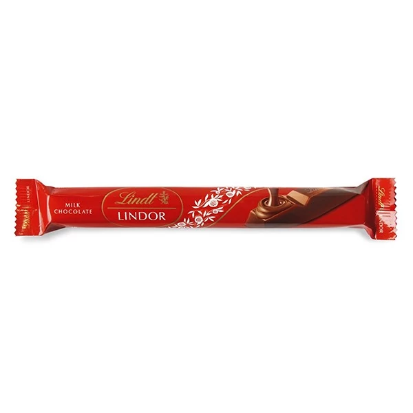 Csokoládé LINDT Lindor Milk stick szelet 38 g