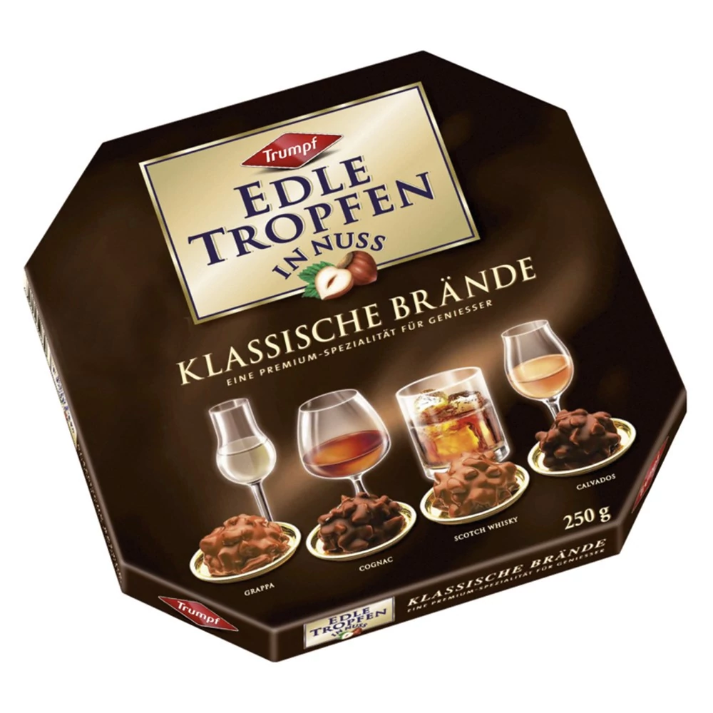Desszert EDLE TROPFEN Brandys alkoholtartalmú 250 g