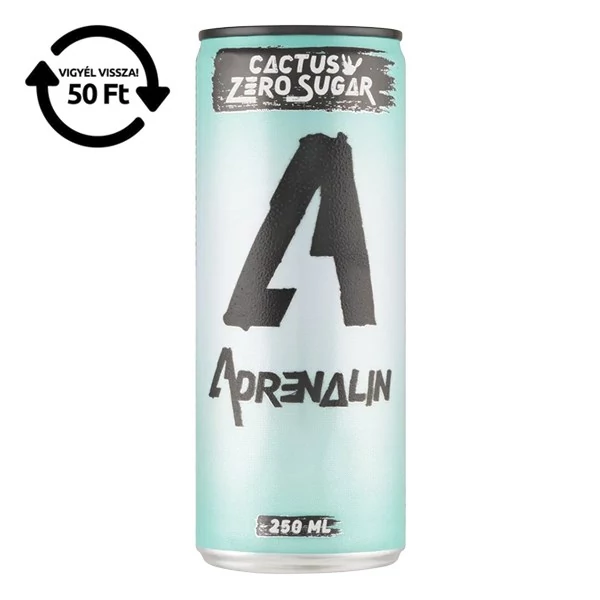 Energiaital ADRENALIN Zero Kaktusz 0,25L DRS