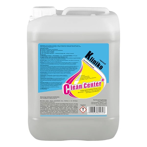 Fertőtlenítőszer utántöltő CLEAN CENTER Kliniko-speed 5L