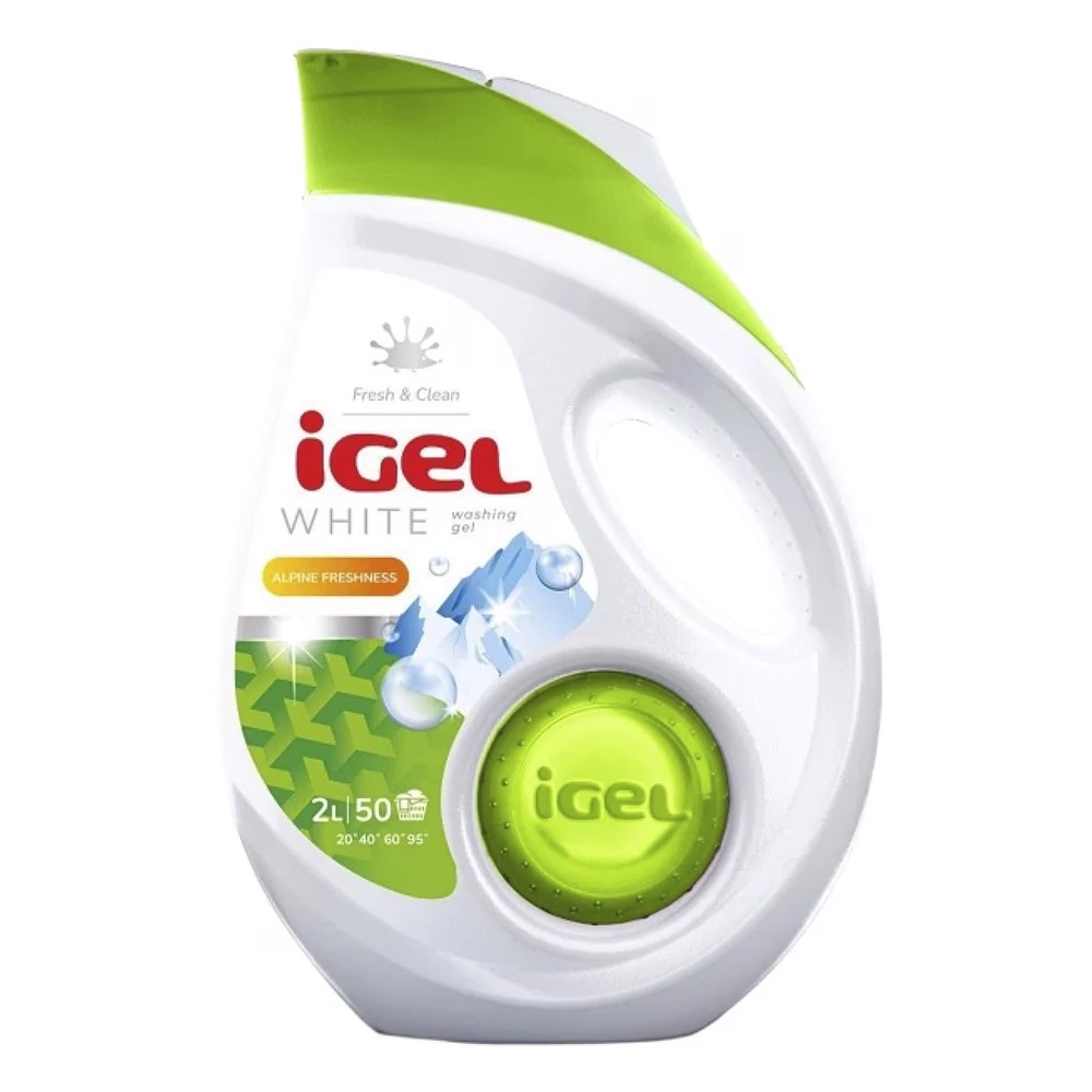 Folyékony mosószer IGEL White Alpine freshness 50 mosás 2L