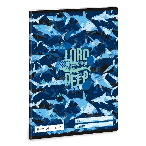 Füzet sima ARS UNA A/5 32 lapos 20-32 Lord Of The Deep