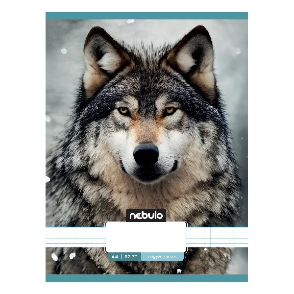 Füzet kockás NEBULO A/4 32 lapos 87-32 Állatok 12 darabos