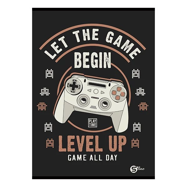 Füzet vonalas STREET A/4 52 lapos S-Line1