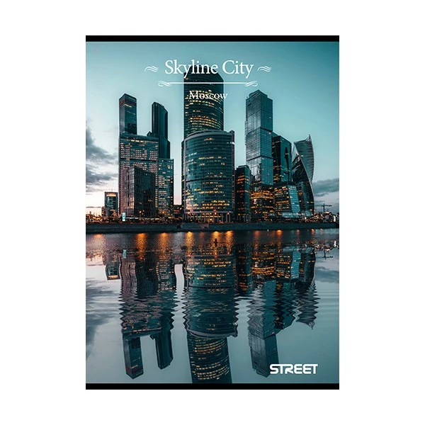 Füzet vonalas STREET A/5 54 lapos Skyline