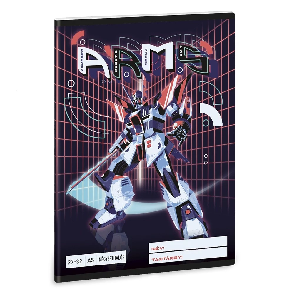 Füzet kockás ARS UNA A/5 32 lapos 27-32 A.R.M.S.