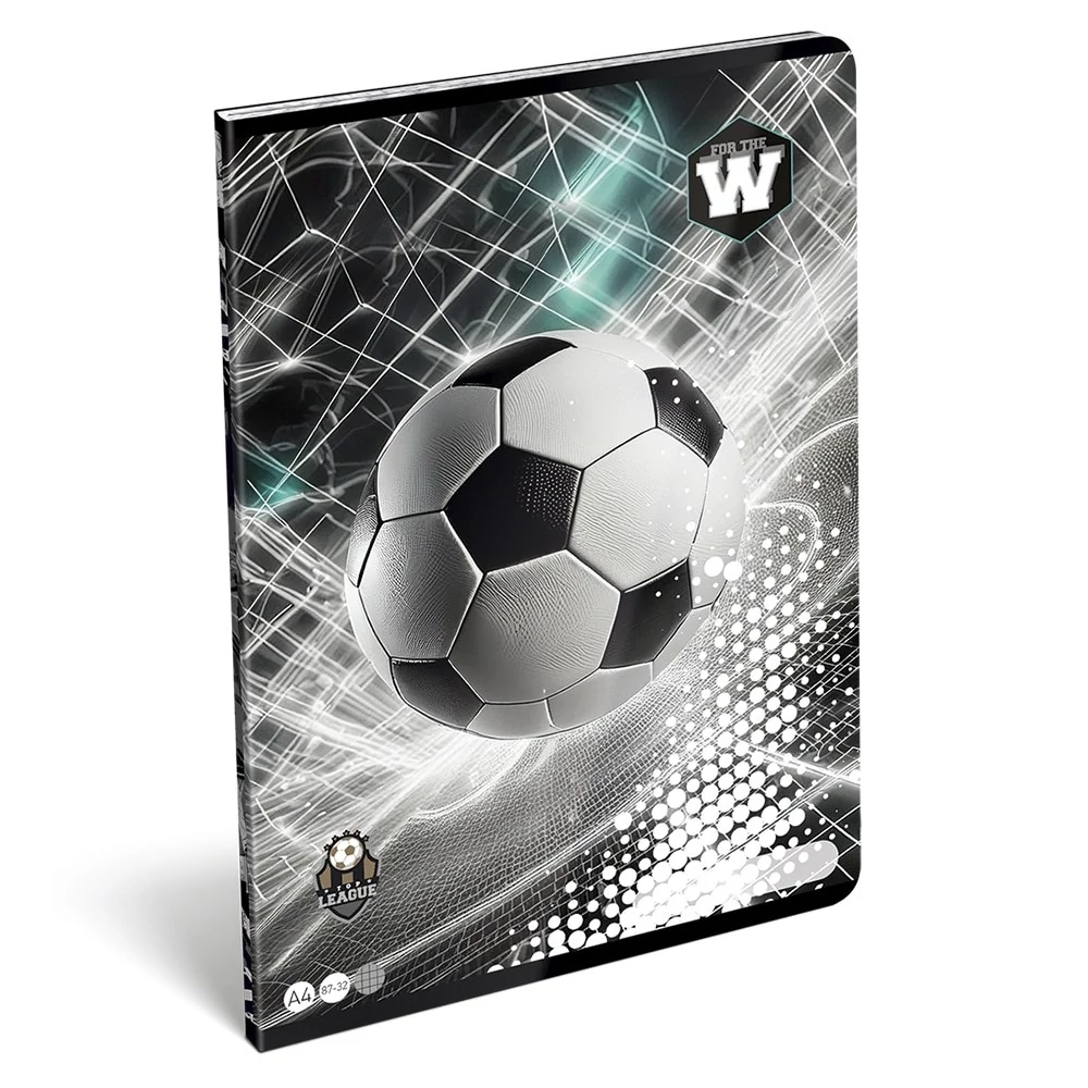 Füzet kockás LIZZYSULI A/4 32 lapos 87-32 Top League FTW