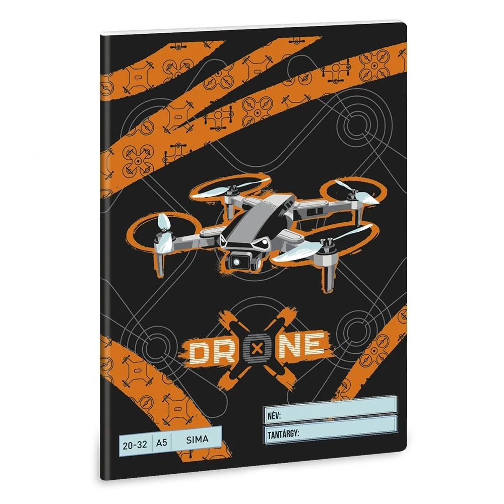 Füzet sima ARS UNA A/5 32 lapos 20-32 Drone X