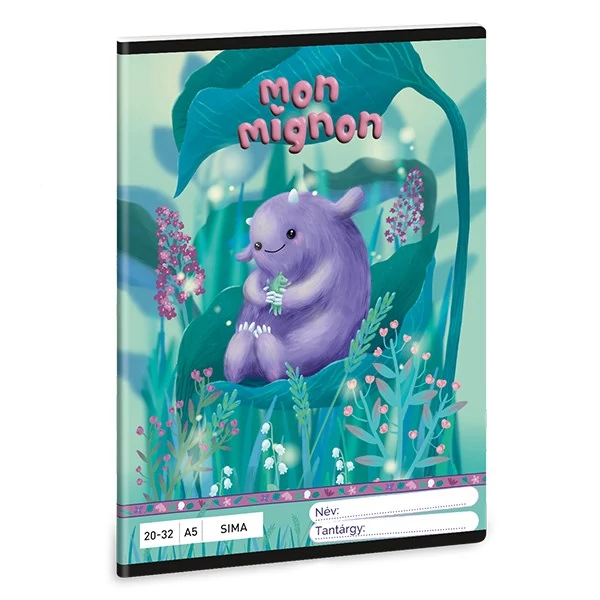 Füzet sima ARS UNA A/5 32 lapos 20-32 Mon Mignon