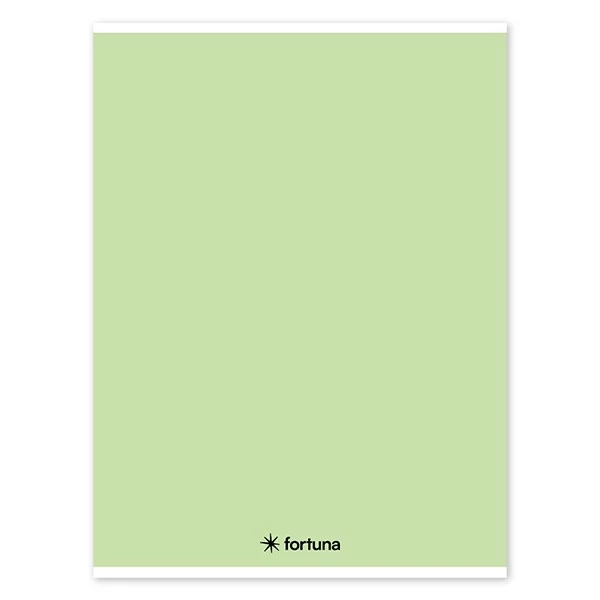 Füzet vonalas FORTUNA Monocolor A/4 32 lapos 81-32 pasztell zöld