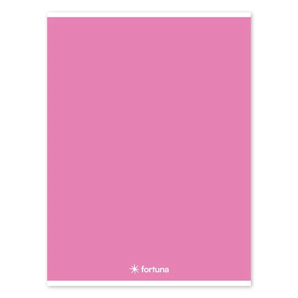 Füzet vonalas FORTUNA Monocolor A/4 32 lapos 81-32 rózsaszín