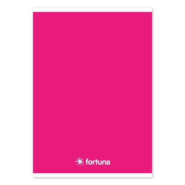 Füzet vonalas FORTUNA Monocolor A/5 32 lapos 21-32 magenta