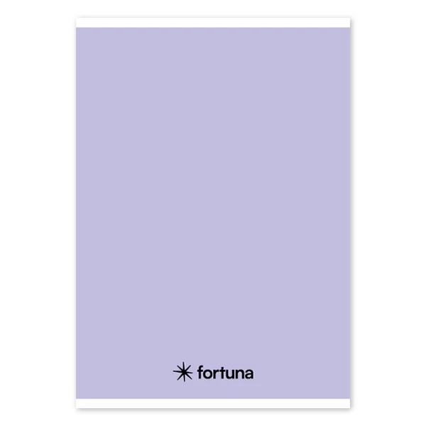 Füzet vonalas FORTUNA Monocolor A/5 32 lapos 21-32 pasztell lila
