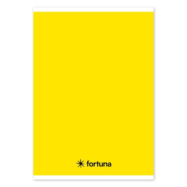 Füzet vonalas FORTUNA Monocolor A/5 32 lapos 21-32 sárga