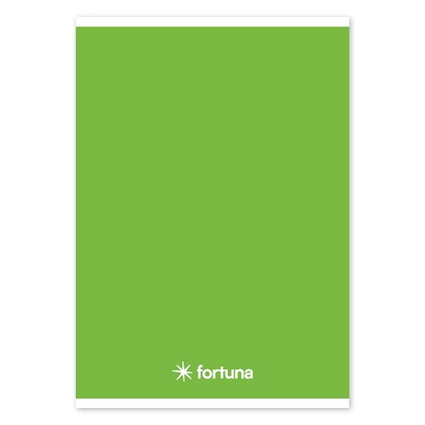 Füzet vonalas FORTUNA Monocolor A/5 32 lapos 21-32 zöld