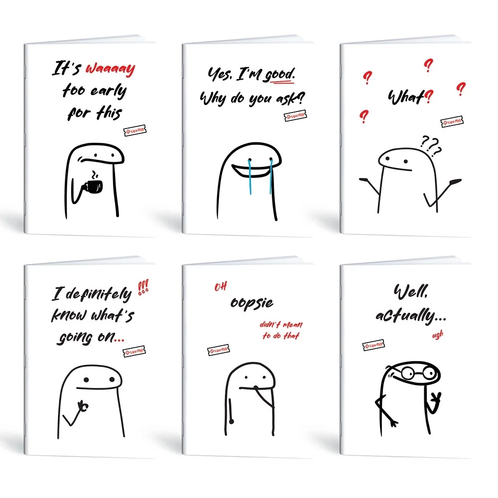 Füzet vonalas LIPAMILL A/4 40 lapos Meme