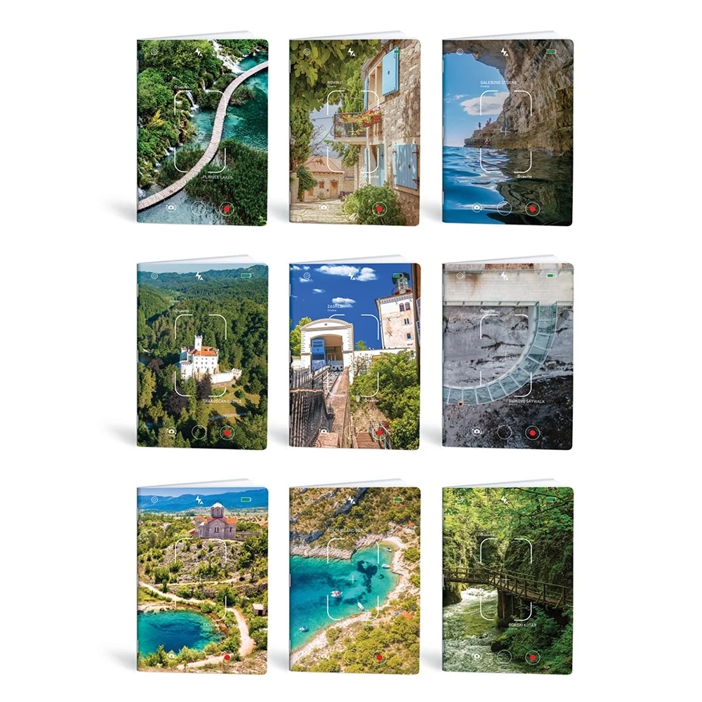 Füzet vonalas LIPAMILL A/4 40 lapos Postcard