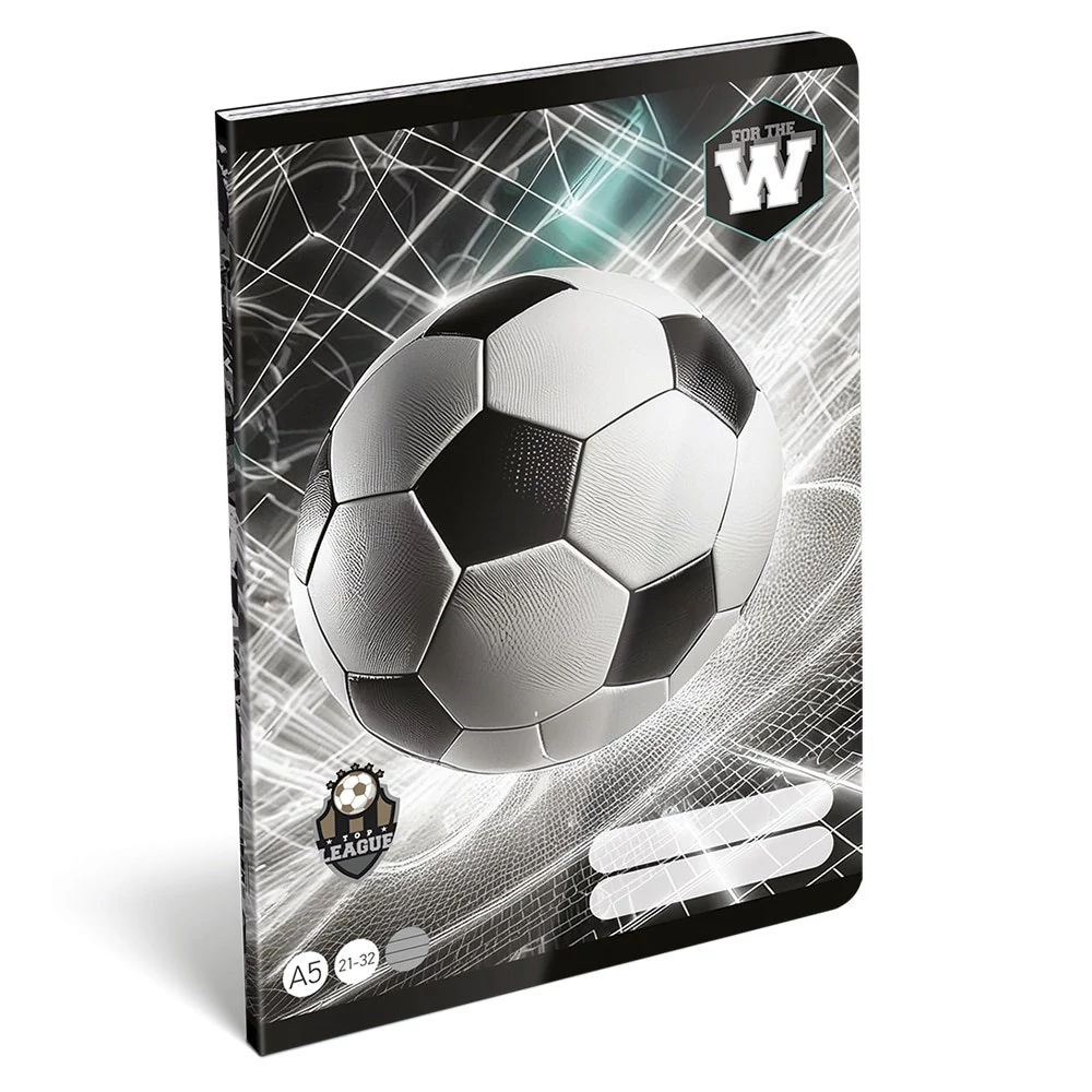 Füzet vonalas LIZZYSULI A/5 32 lapos 21-32 4-8.osztályos Top League FTW