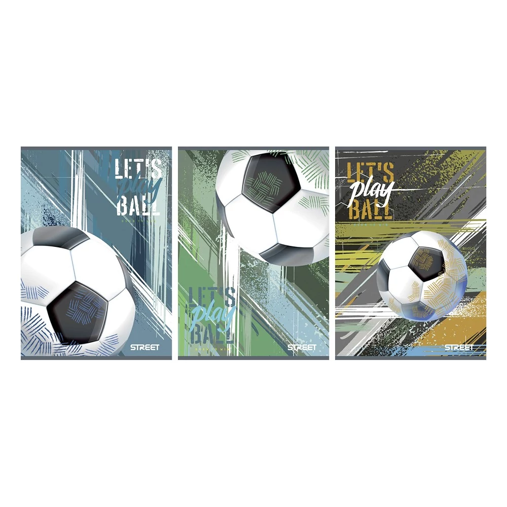 Füzet vonalas STREET A/4 54 lapos Football