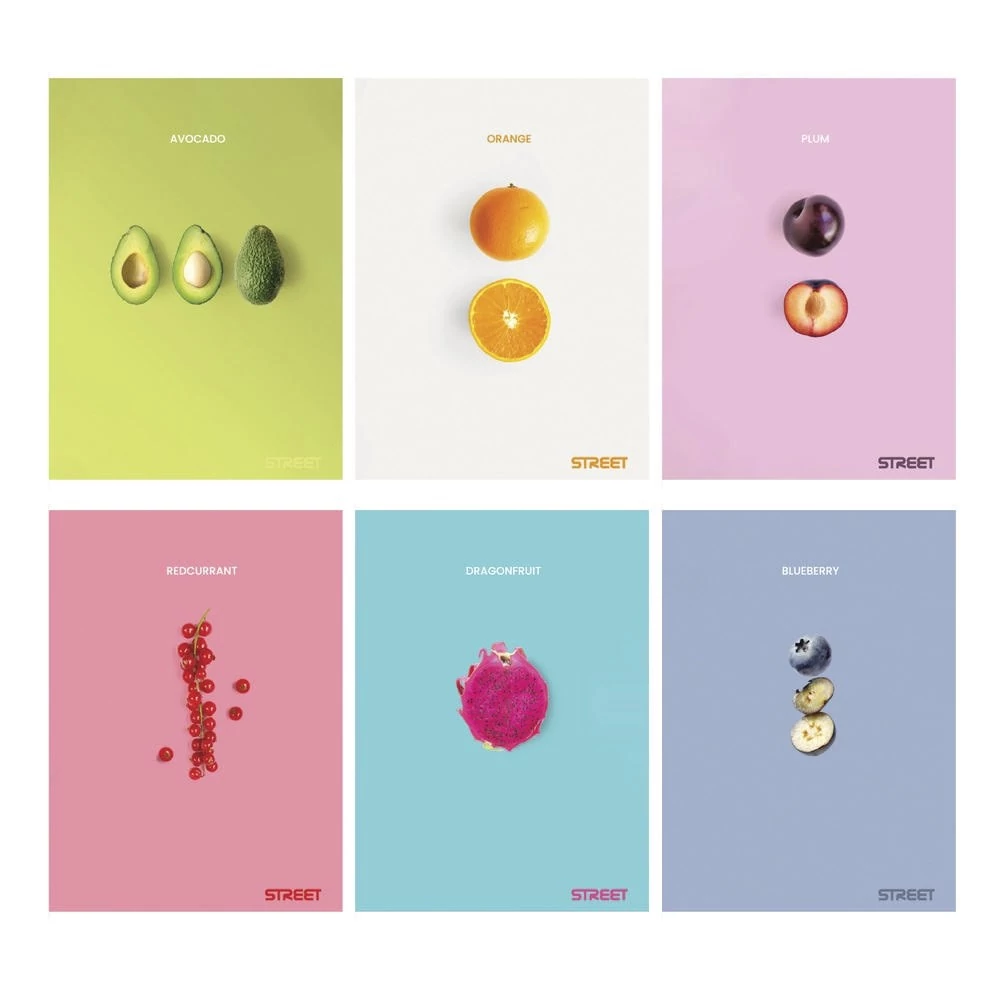 Füzet vonalas STREET A/5 54 lapos Fresh margóval