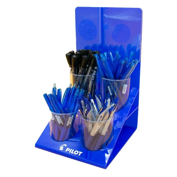 Golyóstoll + marker PILOT 48 darabos display