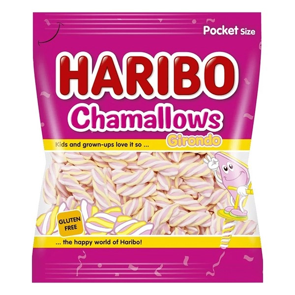 Gumicukor HARIBO Chamallow Girondo gluténmentes 90g